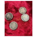 4ct Barber Dimes