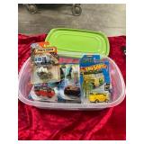 Tote of HotWheels/ Matchbox
