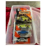 Tote of HotWheels/ Matchbox