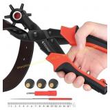 TICONN Leather Hole Punch Tool Set, Heavy Duty