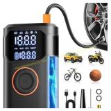 Portable Air Compressor 150 PSI Digital Gauge