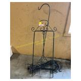 Metal basket hooks, metal stand