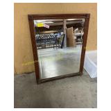 Beveled edge mirror
