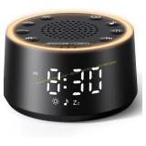 Dreamegg D1 Nova White Noise Alarm Clock Black