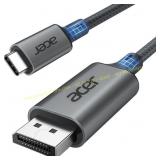 acer USB-C to DP Cable, 4K, Plug & Play