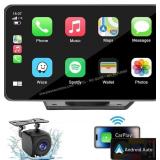 7" HD Carplay Wireless Double-Din Stereo