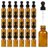 Amber Glass Dropper Bottle 1 oz (24 Pack)