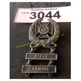 World War II sterling silver badge or pin