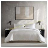 Vera Wang King Duvet Cover Set - 3pc, Beige