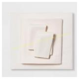 Room Essentials Queen Sheet Set Ivory, 225TC