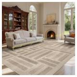 Washable Area Rug 8x10ft, Stain Resistant