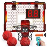 Indoor Basketball Hoop with LED Scoreboard BLUE