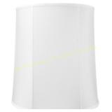 HomeConcept Drum Lampshade 14x16x17 White