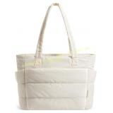BAGSMART Quilted Tote Bag for Women