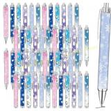 Yeaqee 48 Pcs Winter Party Favor Pen Black Ink