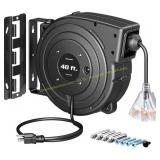 DEWENWILS 40ft Cord Reel, UL Listed