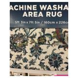 Wyatt & Ash Machine Washable Rug 5x7