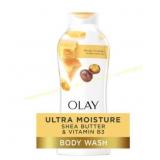 2 ct - Olay Ultra Moisture Body Wash: Shea 22 oz