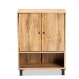 Brown MDF Shoe Storage Cabinet 32.1H x 23.6W