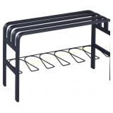 Proman Horizon Black Door Bench, Shoe Rack