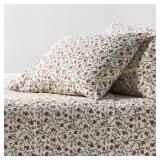 Threshold Full Flannel Sheet Set Ivory Floral