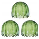 Green Tulip Glass Lamp Shades, Small (Green)