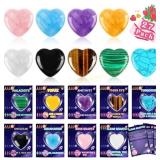 Valentine Cards with Heart Stones, 27 Pack