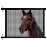 Horse Trailer Window Screen with Hook & Loop