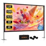 Projection Screen with Stand - 120"