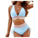Blooming Jelly Two-Piece Swimsuit GREEN MEDIUM