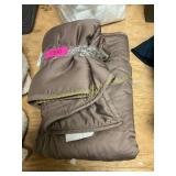 2ct King Rayon brown pillow cases