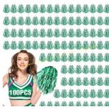 Hanaive Metallic Pom Poms with Baton Handle