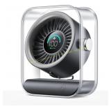 USB Desk Fan, 100 Speeds, Black