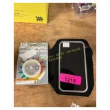 Phone Armband, 6.1" fits, Black & Light Bike Bell