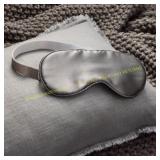 Casaluna Solid Silk Eye Mask - Dark Gray