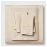 King Solid Performance Sheet Set True Khaki
