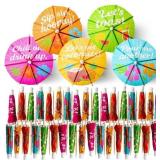 200-Count Cocktail Umbrellas for Drinks