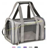 Henkelion Large Cat Carrier 25lb Grey