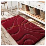 DEXDE Bath Rug, Soft Plush Shaggy Mat 20"x32"