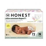 Honest Co Clean Conscious Diapers NB 72ct