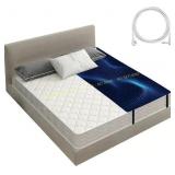 Grounding Bed Mat   PU Leather, 27x76, Black