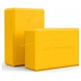 Trideer Yoga Blocks 2 Pack, EVA Foam 9x6x4