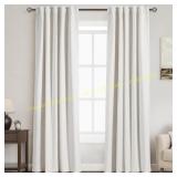 Nanspring Blackout Linen Curtains 84" Set