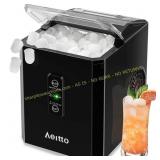 Aeitto Countertop Ice Maker, 26Lbs/24H, Black