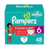 Pampers Cruisers 360 Diapers - Size 6 - 48ct