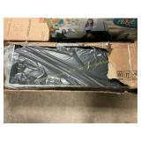 Grey Fabric Headboard & Frame