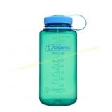 Nalgene 32oz Plastic Wide Mouth Bottle - Green