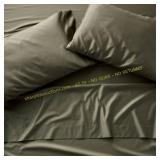 Casaluna Full 600TC Sateen Olive Green Set