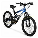 Hyper 20" Full Suspension Bike - Black/Blue