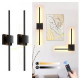 Torchlet Battery Wall Sconces, Dimmable LEDs